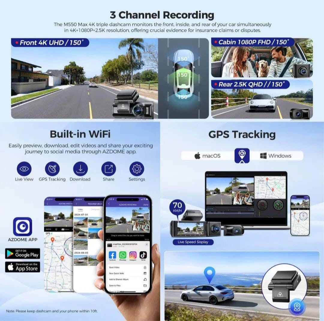 داش كام ازدوم M550 ماكس 4K