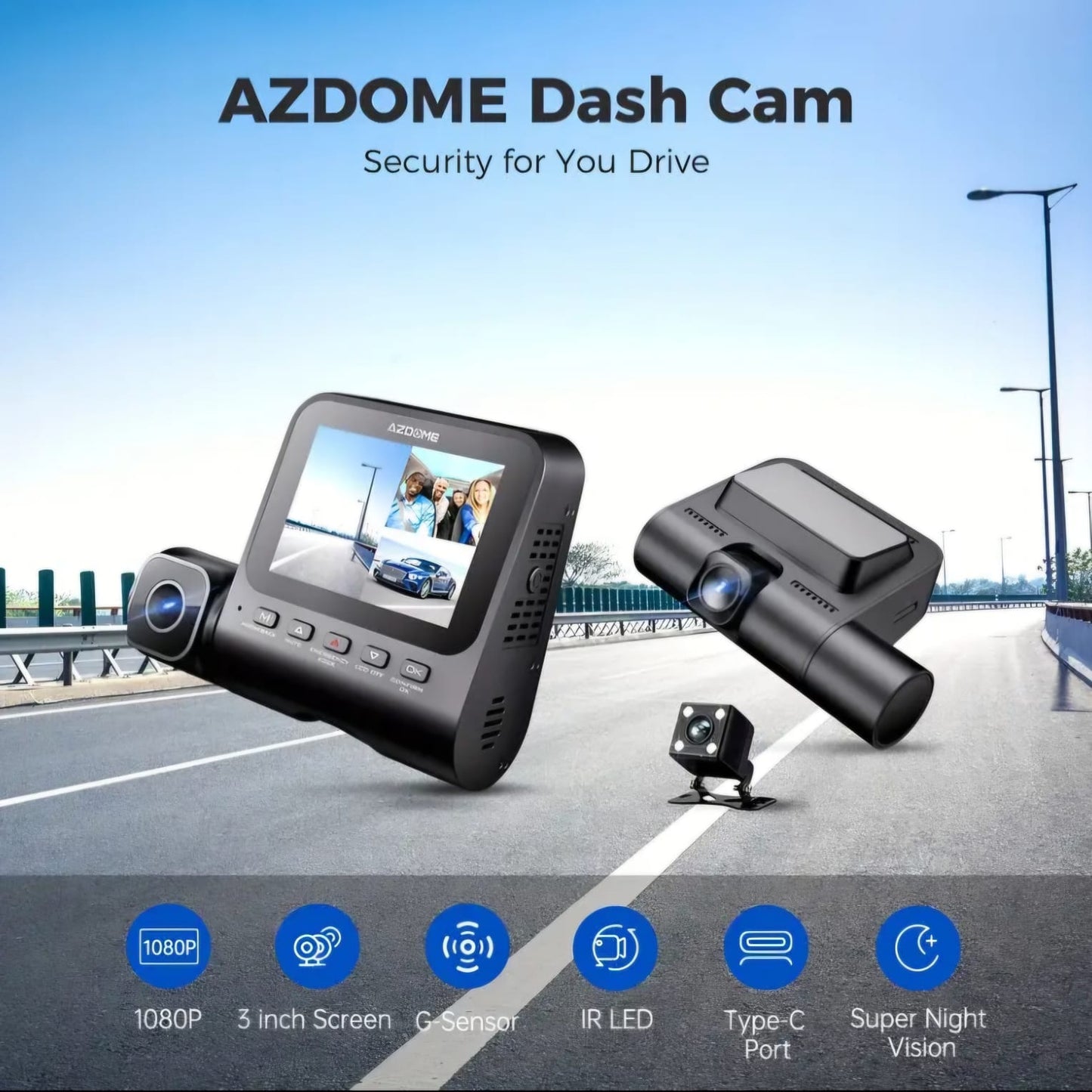 داش كام ازدوم V600 1080P تصوير داخلي