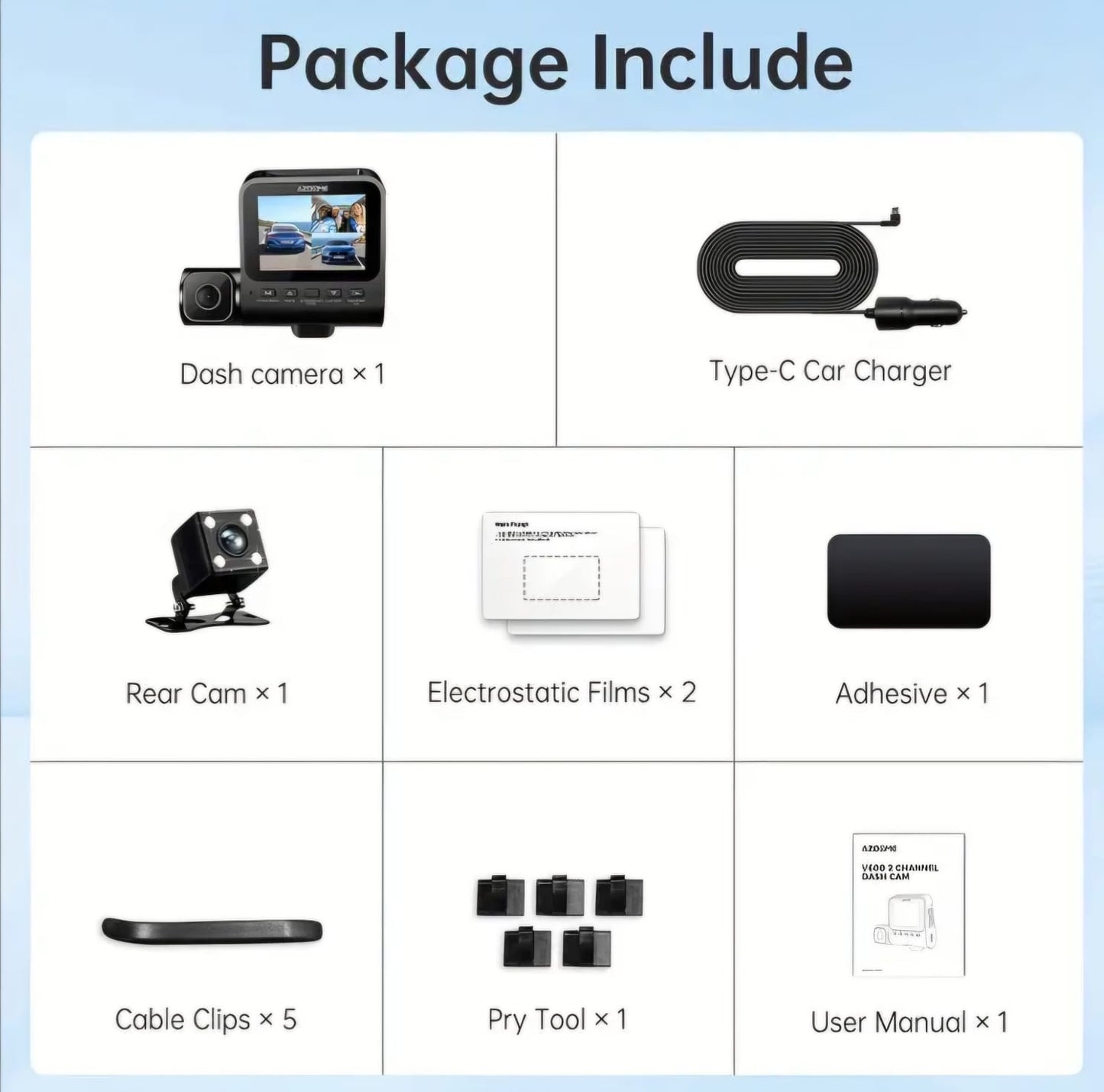 داش كام ازدوم V600 1080P تصوير داخلي