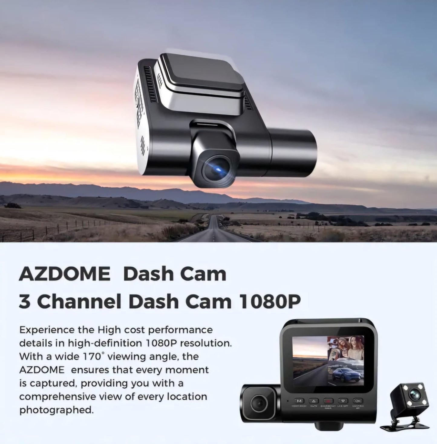 داش كام ازدوم V600 1080P تصوير داخلي